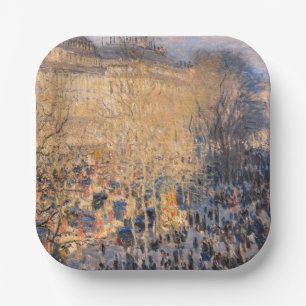 Claude Monet - Boulevard des Capucines in Parijs Papieren Bordje