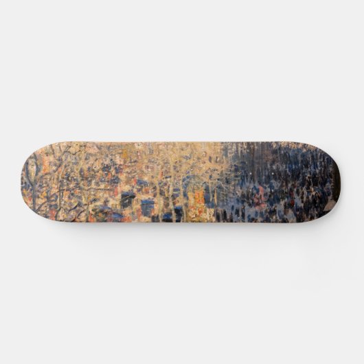 Claude Monet - Boulevard des Capucines in Parijs Persoonlijk Skateboard (Horizontaal)