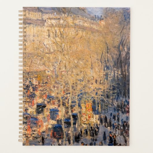 Claude Monet - Boulevard des Capucines in Parijs Planner (Voorkant)