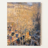 Claude Monet - Boulevard des Capucines in Parijs Planner (Achterkant)