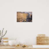 Claude Monet - Boulevard des Capucines in Parijs Poster (Keuken)