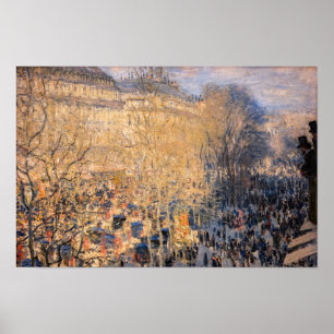 Claude Monet - Boulevard des Capucines in Parijs Poster