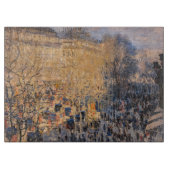 Claude Monet - Boulevard des Capucines in Parijs Snijplank (Voorkant)