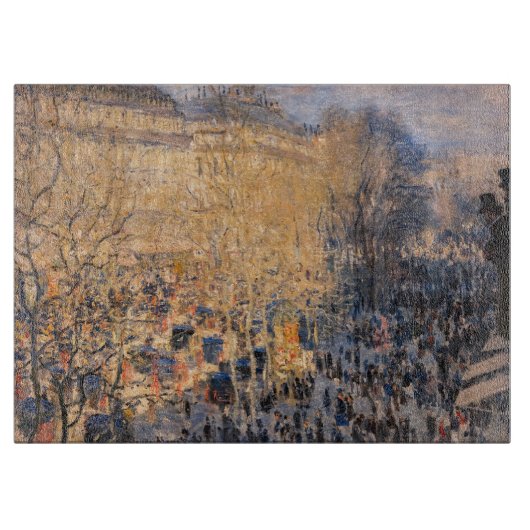 Claude Monet - Boulevard des Capucines in Parijs Snijplank (Voorkant)