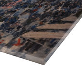 Claude Monet - Boulevard des Capucines in Parijs Snijplank (Hoek)