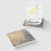 Claude Monet - Boulevard des Capucines in Parijs Stenen Onderzetter (Zijkant)