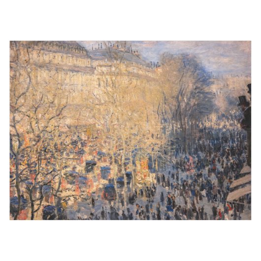 Claude Monet - Boulevard des Capucines in Parijs Tafelkleed (Voorkant (Horizontaal))