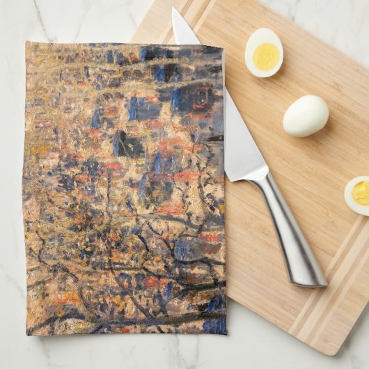 Claude Monet - Boulevard des Capucines in Parijs Theedoek (Quarter Fold)