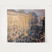 Claude Monet - Boulevard des Capucines in Parijs Wandkleed (Voorkant (horizontaal))