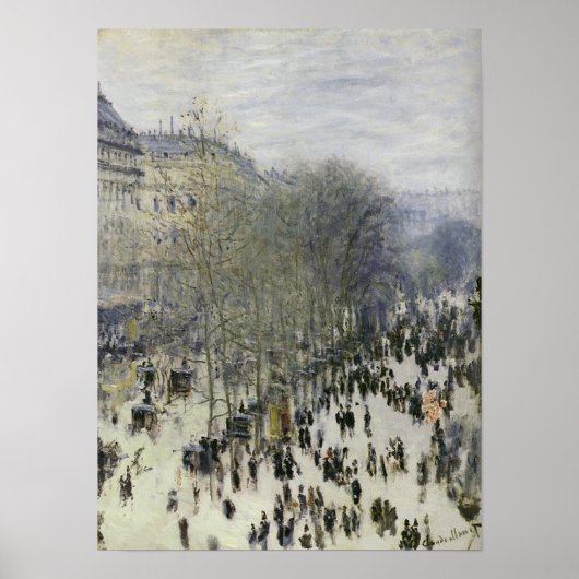 Claude Monet - Boulevard des Capucines Poster (Voorkant)