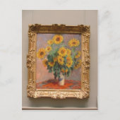 Claude Monet Bouquet of Sunflower 1908 Technique  Briefkaart (Voorkant)