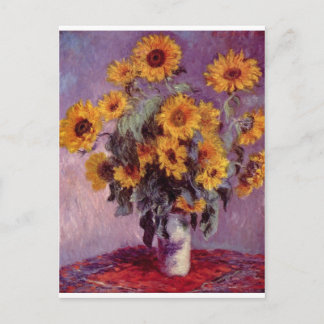 Claude Monet Bouquet van Zonnebloemen Briefkaart
