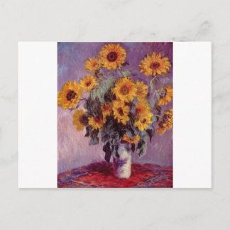 Claude Monet Bouquet van Zonnebloemen Briefkaart