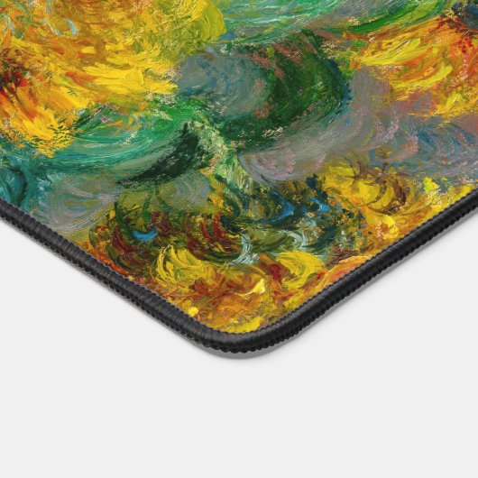 Claude Monet - Bouquet van zonnebloemen Bureaumat (Hoek)