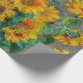 Claude Monet - Bouquet van zonnebloemen Cadeaupapier (Hoek)