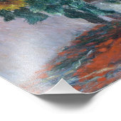 Claude Monet - Bouquet van zonnebloemen Foto Afdruk (Hoek)