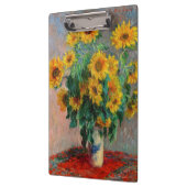 Claude Monet - Bouquet van zonnebloemen Klembord (Links)