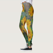 Claude Monet - Bouquet van zonnebloemen Leggings (Links)