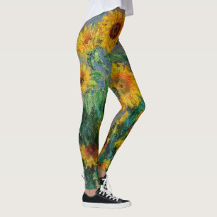 Claude Monet - Bouquet van zonnebloemen Leggings
