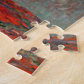 Claude Monet - Bouquet van zonnebloemen Legpuzzel (Zijkant)