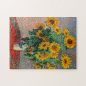 Claude Monet - Bouquet van zonnebloemen Legpuzzel (Horizontaal)