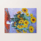 Claude Monet Bouquet van Zonnebloemen Legpuzzel (Horizontaal)