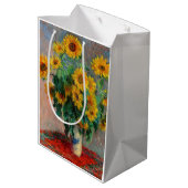 Claude Monet - Bouquet van zonnebloemen Medium Cadeauzakje (Achterkant Gekanteld)