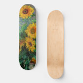 Claude Monet - Bouquet van zonnebloemen Persoonlijk Skateboard (Voorkant)