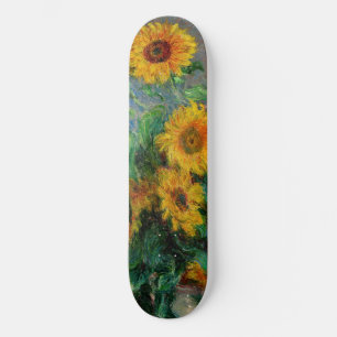 Claude Monet - Bouquet van zonnebloemen Persoonlijk Skateboard