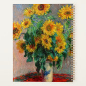 Claude Monet - Bouquet van zonnebloemen Planner (Achterkant)