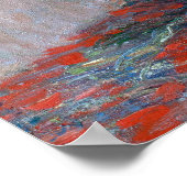 Claude Monet Bouquet van Zonnebloemen Poster (Hoek)