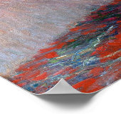 Claude Monet Bouquet van Zonnebloemen Poster (Hoek)