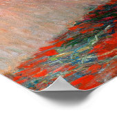 Claude Monet - Bouquet van zonnebloemen Poster (Hoek)