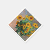 Claude Monet - Bouquet van zonnebloemen Servet (Hoek)