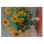 Claude Monet - Bouquet van zonnebloemen Snijplank (Voorkant)