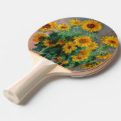 Claude Monet - Bouquet van zonnebloemen Tafeltennisbatje (Voorkant Gekanteld)