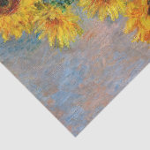 Claude Monet - Bouquet van zonnebloemen Tissuepapier (Detail)