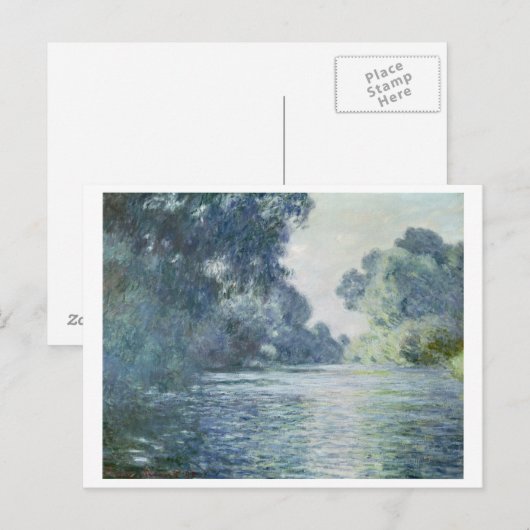 Claude Monet | Branch of the Seine near Giverny Briefkaart (Voorkant / Achterkant)