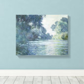 Claude Monet | Branch of the Seine near Giverny Canvas Afdruk (Insitu (Houten vloer))