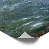 Claude Monet | Branch of the Seine near Giverny Poster (Hoek)