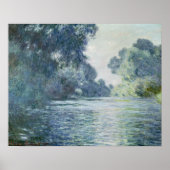 Claude Monet | Branch of the Seine near Giverny Poster (Voorkant)
