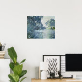 Claude Monet | Branch of the Seine near Giverny Poster (Thuiskantoor)