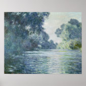 Claude Monet | Branch of the Seine near Giverny Poster (Voorkant)
