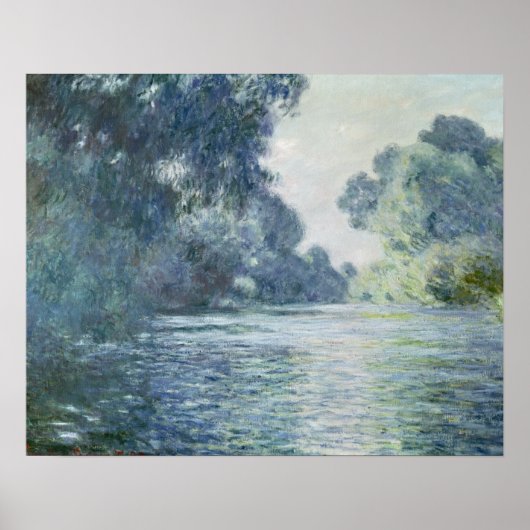 Claude Monet | Branch of the Seine near Giverny Poster (Voorkant)