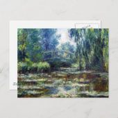 Claude Monet Bridge over Water Lily Pond Briefkaart (Voorkant / Achterkant)