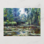 Claude Monet Bridge over Water Lily Pond Briefkaart<br><div class="desc">Claude Monet Bridge over Water Lily Pond</div>