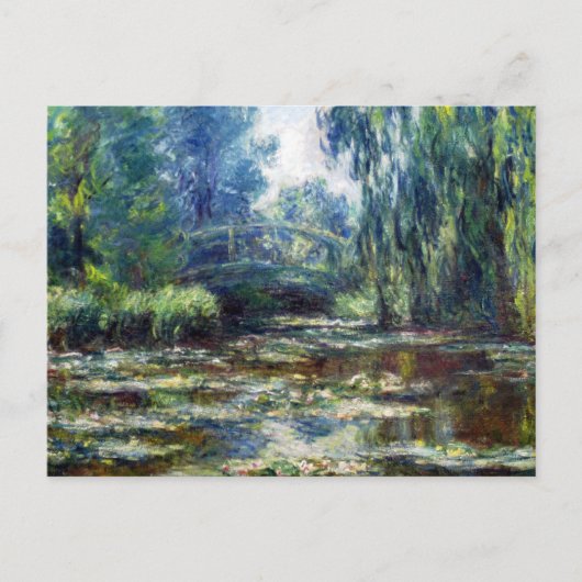 Claude Monet Bridge over Water Lily Pond Briefkaart (Voorkant)