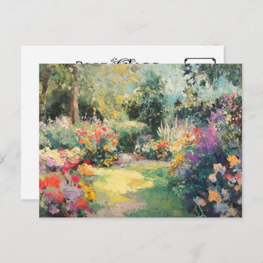 Claude Monet  Briefkaart (Voorkant / Achterkant)