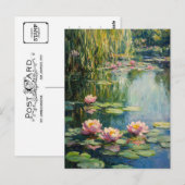 Claude Monet  Briefkaart (Voorkant / Achterkant)