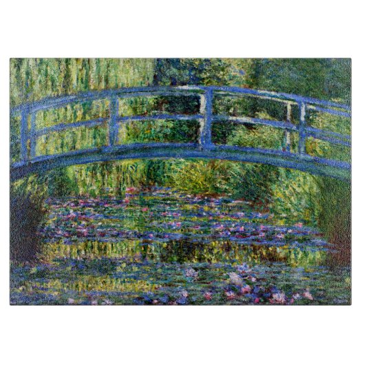 Claude Monet Brug over een waterkant Snijplank (Voorkant)
